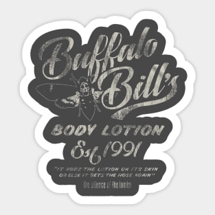 Buffalo Bill's Body Lotion || Vintage Sticker